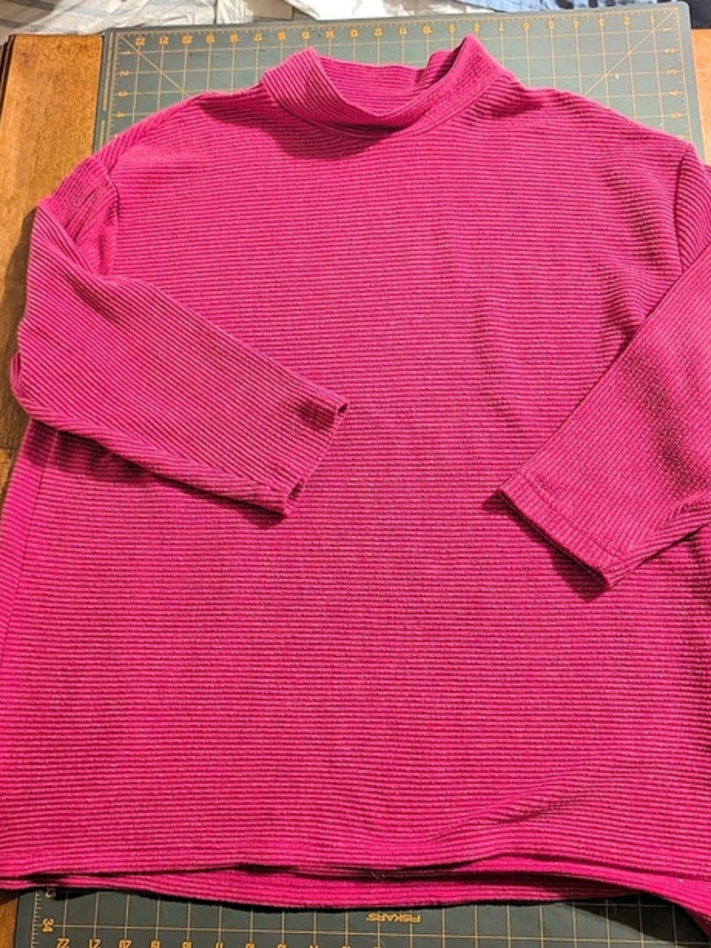 Lane Bryant Ribbed Tunic in Pink Size 22/24